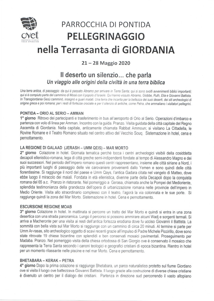 Programma Pell Giordania