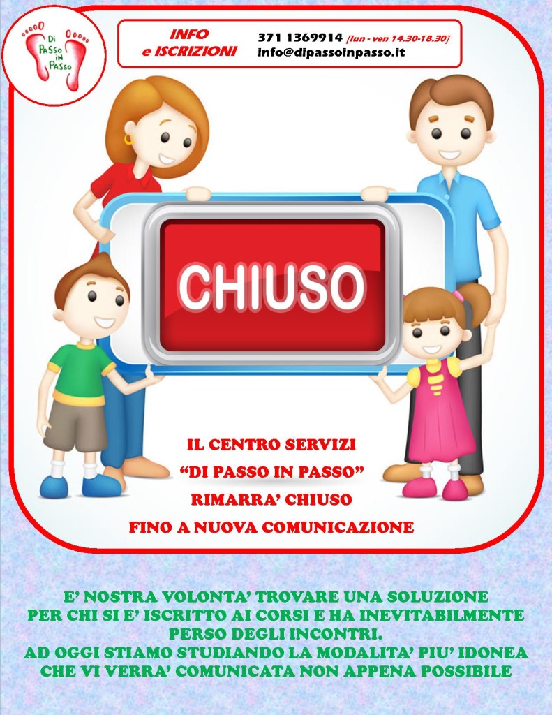 CHIUSURA coronavirus