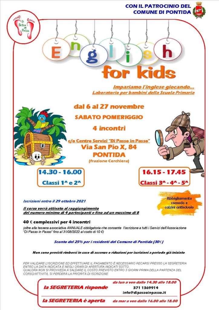English for kids nov 2021