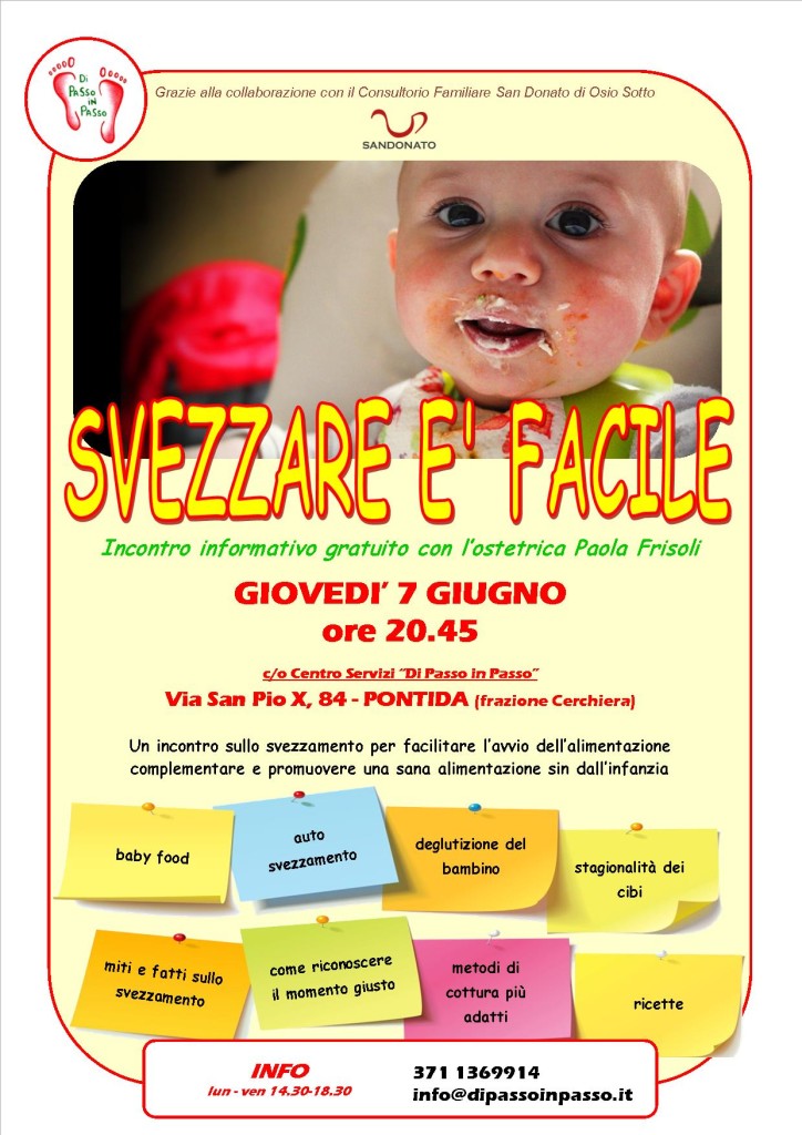 Svezzare è facile 07.06.2018